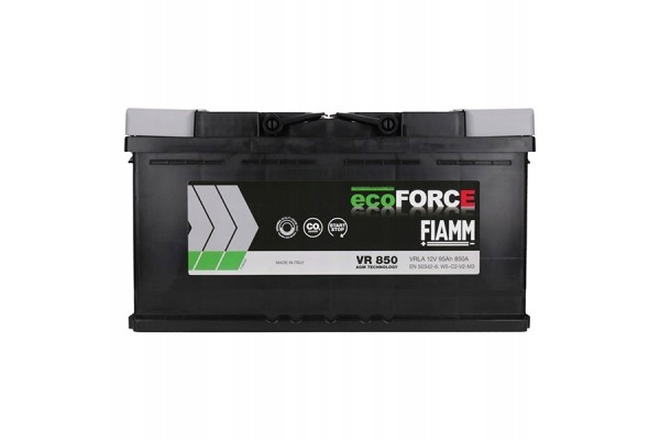 Rechargeable battery Fiamm EcoForce AGM 12V 95Ah 850A L5 VR850 P Part manufacturer Fiamm