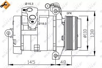 32432 NRF AIR CONDITIONING COMPRESSOR BMW X5 00 Catalog number of substitutes ACAUTO AC 01DN034 ACAUTO AC 03XX01 ACAUTO AC 04DN0