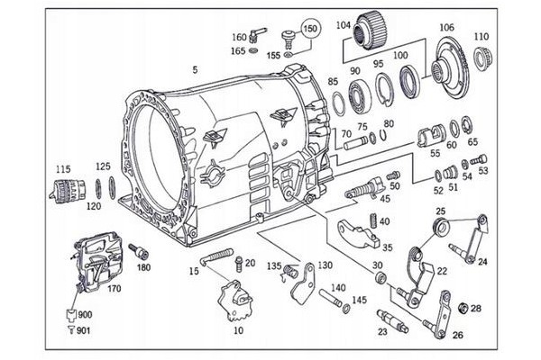 ISM GEARBOX CONTROL MODULE FOR MERCEDES W204 W205 W221 A0002701852 Product weight with unit packaging 0 3 kg
