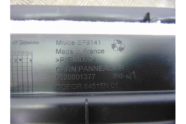 9820801377 GUARNECIDO PORTON TRASERO DS 3 CROSSBACK