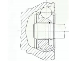 SHAFT JOINT 304843 LOBRO VW MULTIVAN