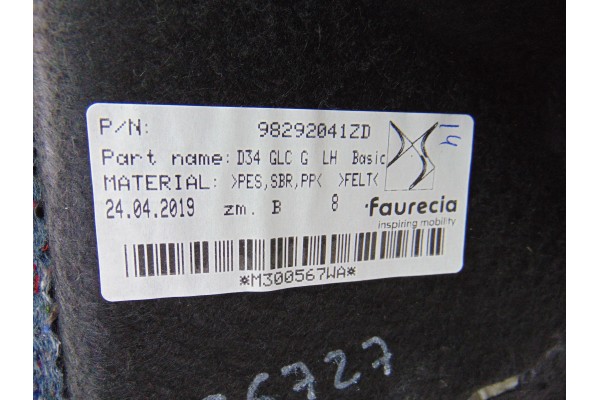 98292041 GUARNECIDO PORTON TRASERO DS 3 CROSSBACK