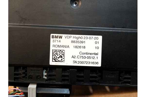 BMW G11 G12 G30 G31 SUSPENSION CONTROLLER MODULE VDP 8835391 Catalog number of the part 8835391