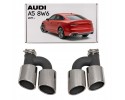 AUDI A5 8W6 2017 EXHAUST TIP STYLING ON S5 SET OF 2