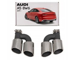 AUDI A5 8W6 2017 EXHAUST TIP STYLING ON S5 SET OF 2