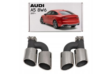 AUDI A5 8W6 2017 EXHAUST TIP STYLING ON S5 SET OF 2