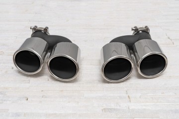 Puntas de Escape para AUDI A5 8W6 2017 Estilo S5 Juego 2 Piezas