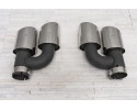 Puntas de Escape para AUDI A5 8W6 2017 Estilo S5 Juego 2 Piezas