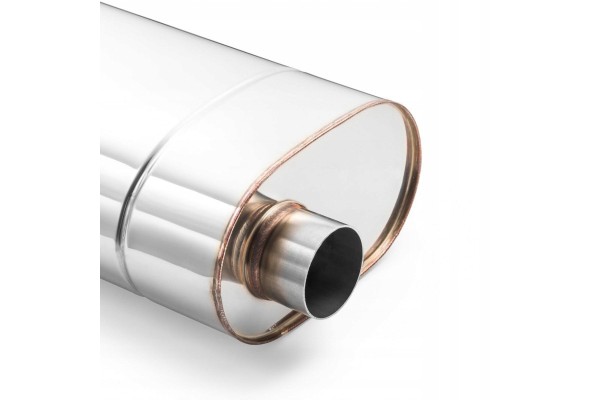 RM MOTORS OVAL SILENCER E002 63mm length 30cm 2 5 Part manufacturer RM Motors