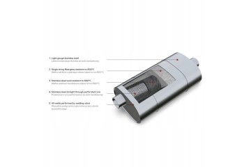 Silenciador Oval RM Motors - E002 63mm longitud 30cm 2,5 ' '