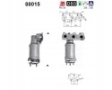 CATALYTIC CONVERTER 88015 AS SKODA VW FABIA