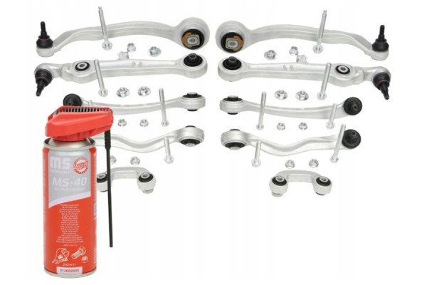 SUSPENSION CONTROL ARMS AUDI A4 B6 2000 2004r MASTER SPORT Catalog number of the part 36791 1 SET MS