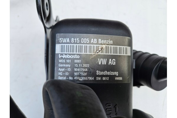 Webasto Thermo Top Evo VW Golf VIII 7 Skoda Octavia 5WA815005AB Product weight with unit packaging 7 kg
