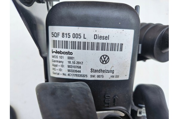 Webasto Thermo Top Evo VW Tiguan III 5QF815005L Product weight with unit packaging 5 kg