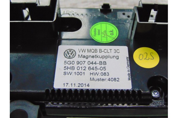PASSAT B8 WEBASTO WENTYLOW AIR CONDITIONER 5G0907044BB Part manufacturer Volkswagen OE