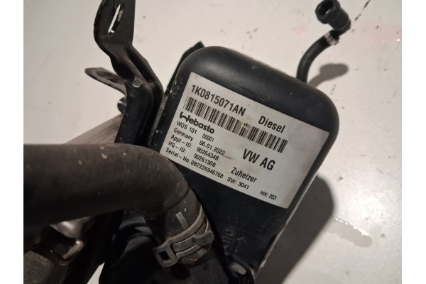 VW TOURAN 2 2010 2015 webasto parking heater 1K0815071AN Car type passenger cars