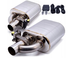 ACTIVE END SILENCERS WITH SOUND ADJUSTMENT THROTTLE SPORTS 3 76mm