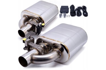 ACTIVE END SILENCERS WITH SOUND ADJUSTMENT THROTTLE SPORTS 3 76mm