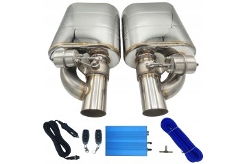 SPORTS SILENCERS WITH PNEUMATIC THROTTLE 3 76mm BASS CONTROLLER