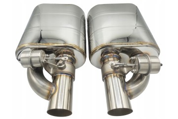 SPORTS SILENCERS WITH PNEUMATIC THROTTLE 3 76mm BASS CONTROLLER Version European