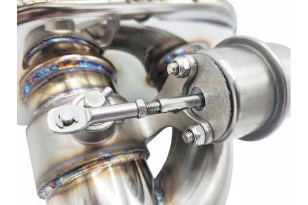 SPORTS SILENCERS WITH PNEUMATIC THROTTLE 3 76mm BASS CONTROLLER Installation side rear