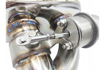 SPORTS SILENCERS WITH PNEUMATIC THROTTLE 3 76mm BASS CONTROLLER Installation side rear