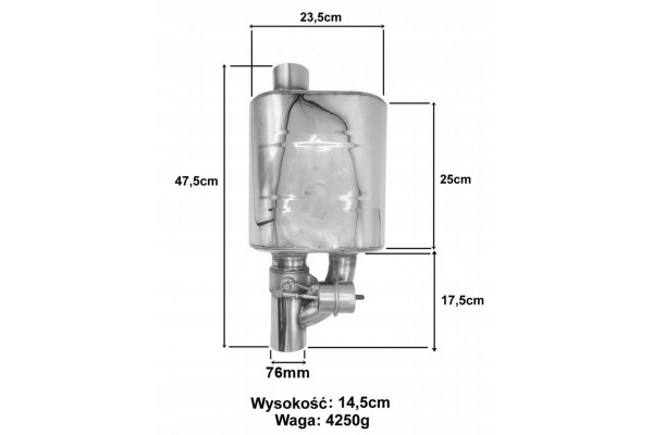 Silenciador Deportivo Active Sport 3 76mm con Control de Sonido para 4