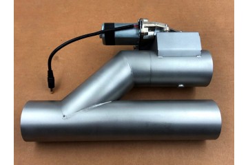 Válvula eléctrica de corte de escape con doble aletas de 2.5 pulgada