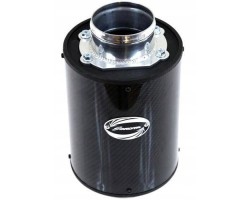 CONICAL FILTER LARGE CONE IN HOUSING CARBON AIRBOX INTAKE 89 mm SIMOTA
