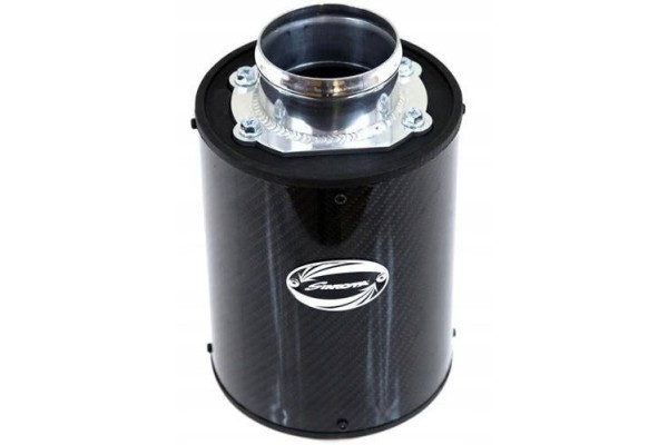 CONICAL FILTER LARGE CONE IN HOUSING CARBON AIRBOX INTAKE 89 mm SIMOTA