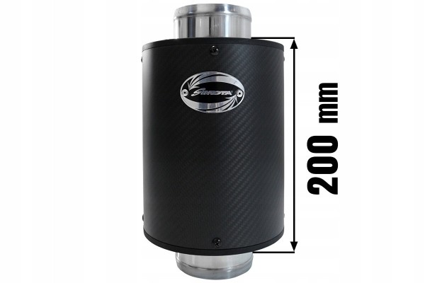 CONICAL FILTER LARGE CONE IN HOUSING CARBON AIRBOX INTAKE 89 mm SIMOTA Catalog number of the part SM BX 007