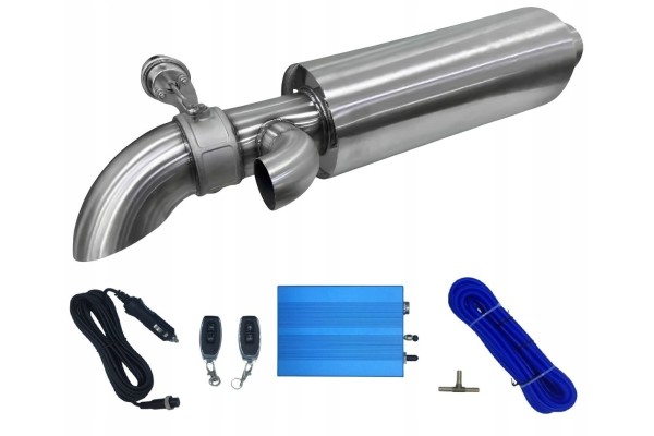 SPORTS SILENCER WITH PNEUMATIC THROTTLE 3 76mm BASS CONTROLLER