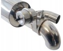 SPORTS SILENCER WITH PNEUMATIC THROTTLE 3 76mm BASS CONTROLLER Car type passenger cars cargo vans 4x4 SUV