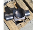 EXHAUST TEE 129MM STAINLESS STEEL SCANIA VALVE AND OTHERS Catalog number of the part 91576T