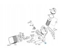 ORIGINAL HOUSING BASE OF MERCEDES BENZ OM278 OIL FILTER
