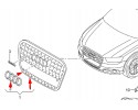 Audi Q3 8U Front Bumper Grill Radiator 8U0853651H1QP ORIGINAL 2014 Part manufacturer no brand