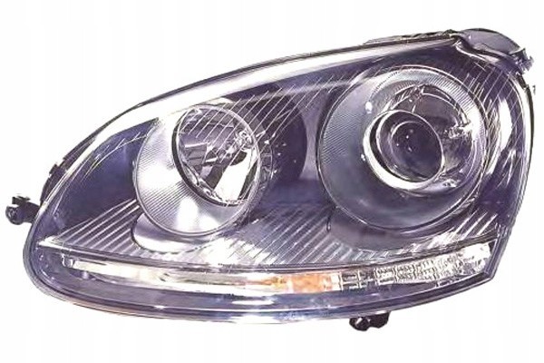 Vw Golf 5 V Jetta Xenon 03 Headlight Left Version European