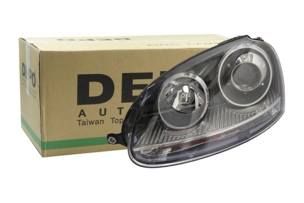 Vw Golf 5 V Jetta Xenon 03 Headlight Left Catalog number of the original VW 1K6941005T VW 1K6941039