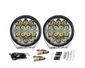 2x Long Range Headlamp DRL 500W LED 12V 24V IP68