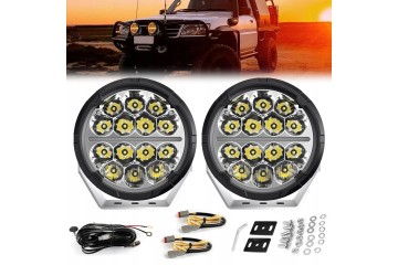 2x Long Range Headlamp DRL 500W LED 12V 24V IP68 Catalog number of the part HJHRFR11