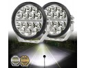 2x Long Range Headlamp DRL 500W LED 12V 24V IP68 EAN GTIN 6904553116154