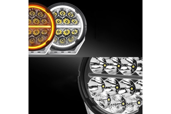 2x Foco LED de Largo Alcance DRL 500W 12V 24V IP68