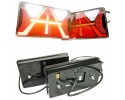 LED rear lamps LED semi trailer tow truck trailer with a STRADA triangle
