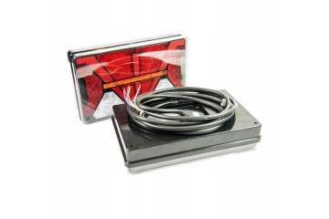LED rear lamps LED semi trailer tow truck trailer with a STRADA triangle Installation side left right