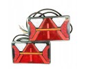LED rear lamps LED semi trailer tow truck trailer with a STRADA triangle Product weight with unit packaging 4 kg