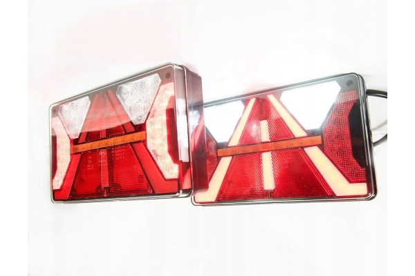 LED rear lamps LED semi trailer tow truck trailer with a STRADA triangle Lamp type universal