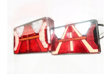 LED rear lamps LED semi trailer tow truck trailer with a STRADA triangle Lamp type universal