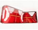 LED rear lamps LED semi trailer tow truck trailer with a STRADA triangle Version European