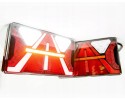 LED rear lamps LED semi trailer tow truck trailer with a STRADA triangle Catalog number of substitutes Lampy do przyczepki
