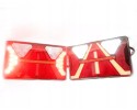 LED rear lamps LED semi trailer tow truck trailer with a STRADA triangle Catalog number of the original Komplet lamp przyczepy